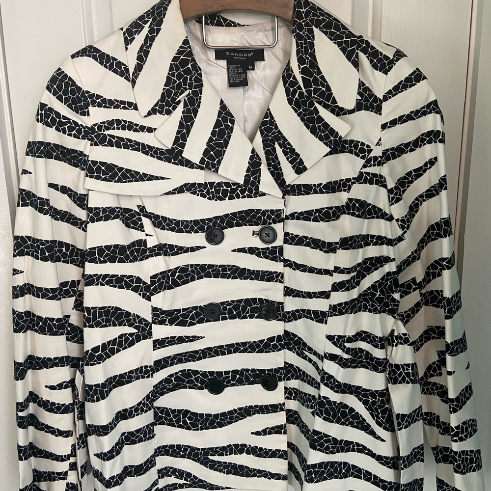 Zebra Print Women's Jacket for work or business casual